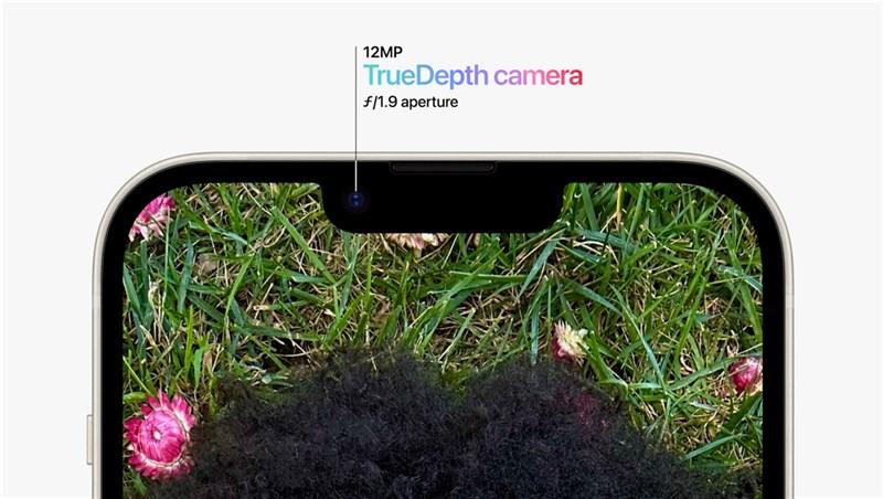 Camera trước của iPhone 14 cũng nhận được nhiều sự nâng cấp với ống kính True Deep mới.