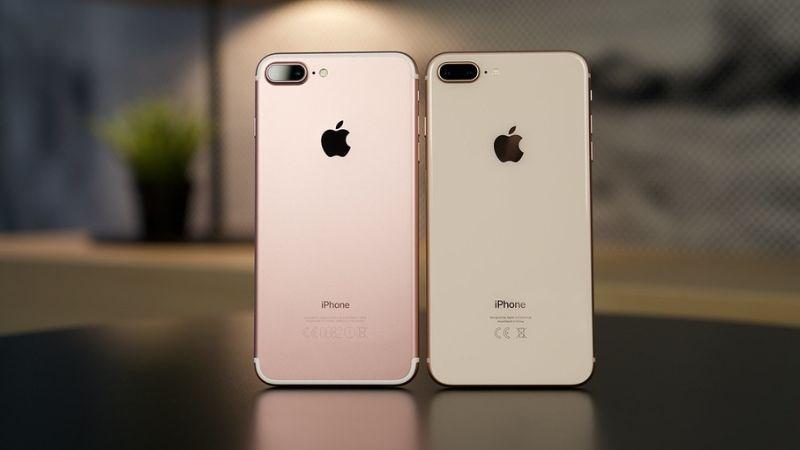 Dung lượng pin của iPhone 7 Plus nhỉnh hơn so với iPhone 8 Plus