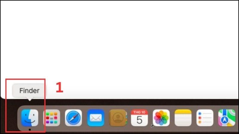 Mở Finder