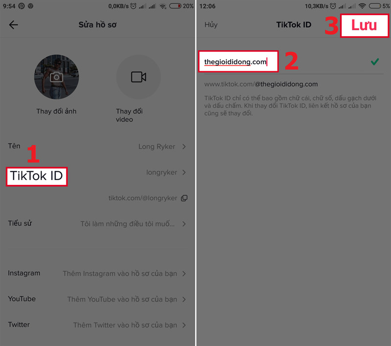 Cách Đổi Tên và ID TikTok trên Điện Thoại và Máy Tính Dễ Dàng