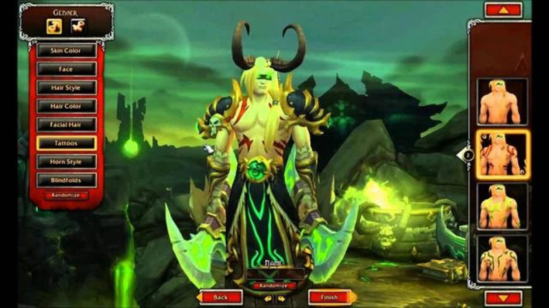 alt: Hệ thống class nhân vật đa dạng trong World of Warcraft