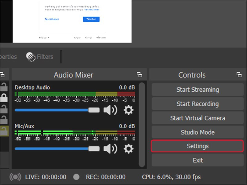 alt text: Cài đặt nơi lưu trữ video trong OBS Studio