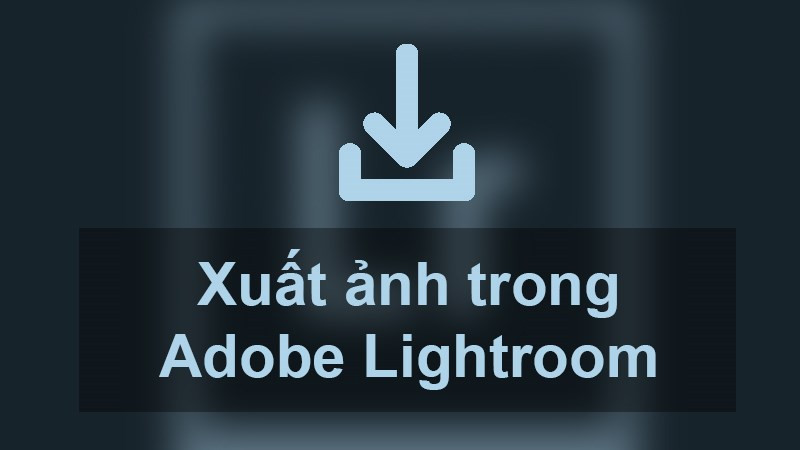 alt text: Xuất ảnh Lightroom trên điện thoại