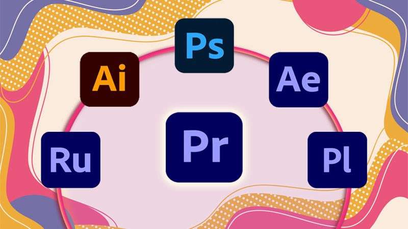 alt="Kết nối với các phần mềm Adobe khác"