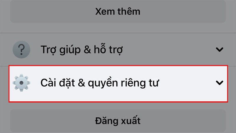 Cài đặt quyền riêng tư Facebook trên điện thoại