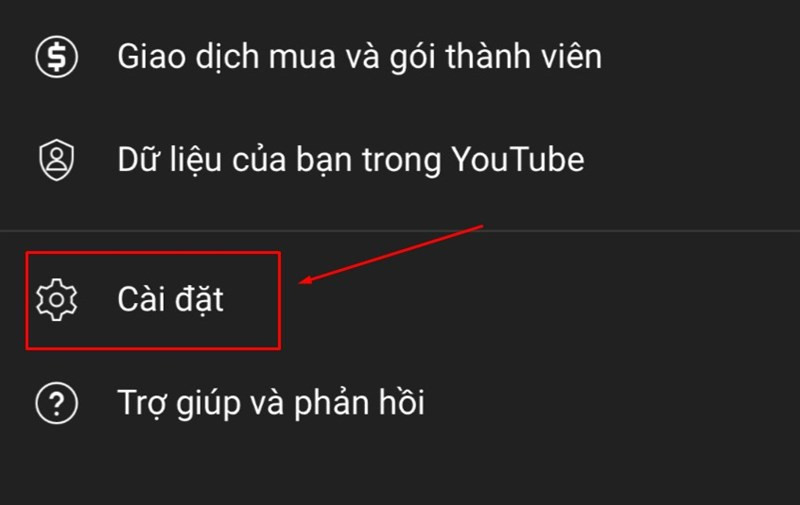 Chọn C&agrave;i đặt