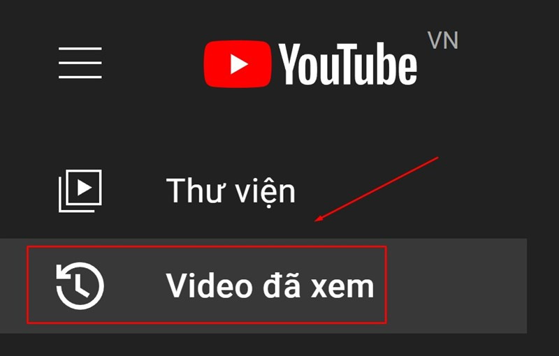 Chọn Video đ&atilde; xem