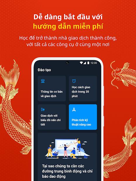 Giao diện giao dịch OlympTrade trên điện thoại