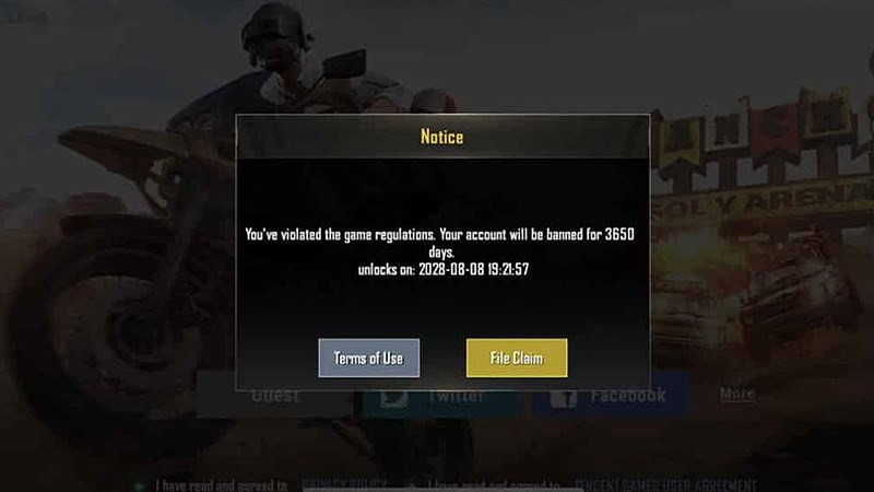 Hình phạt AFK trong PUBG