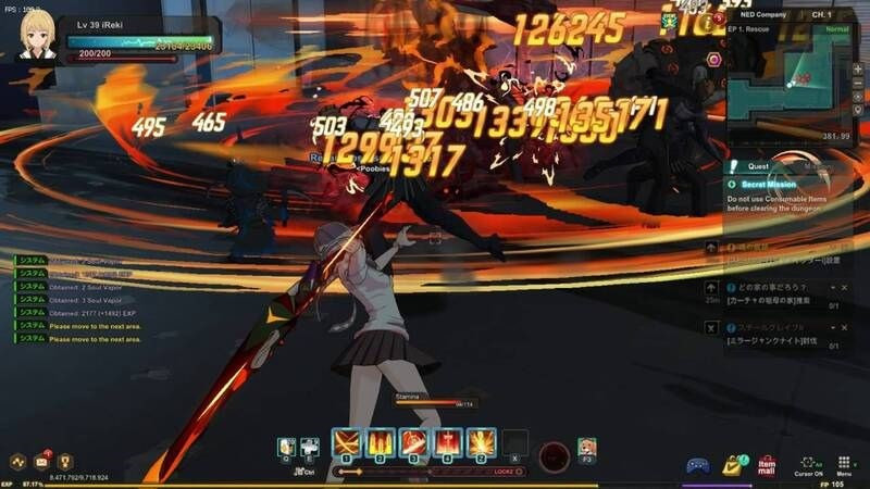 Lối chơi PvE của Soulworker