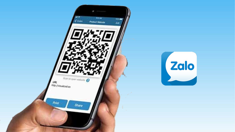 Quét mã QR bằng Zalo