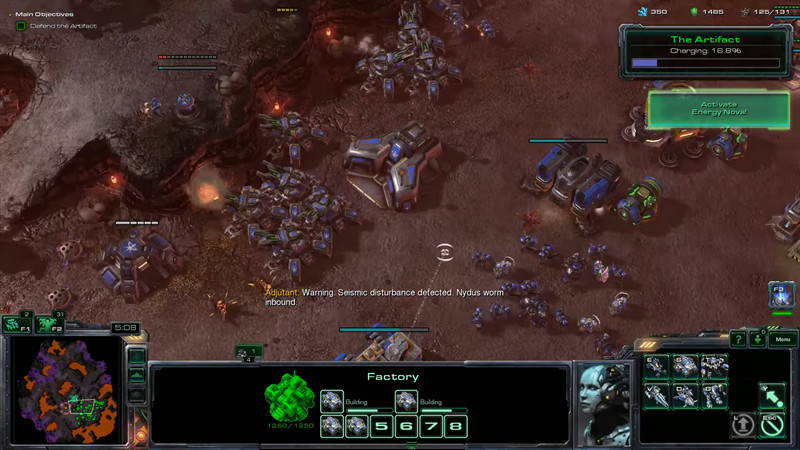 Trải nghiệm mã cheat StarCraft 2