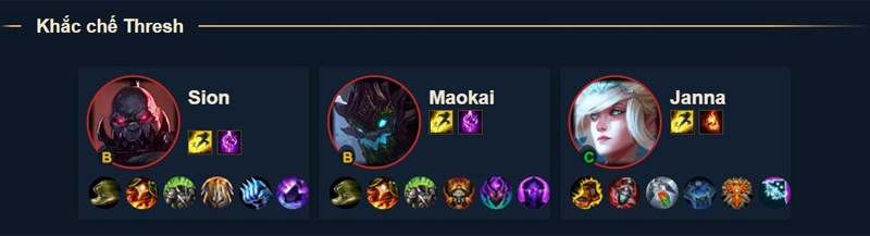 Tướng khắc chế Thresh