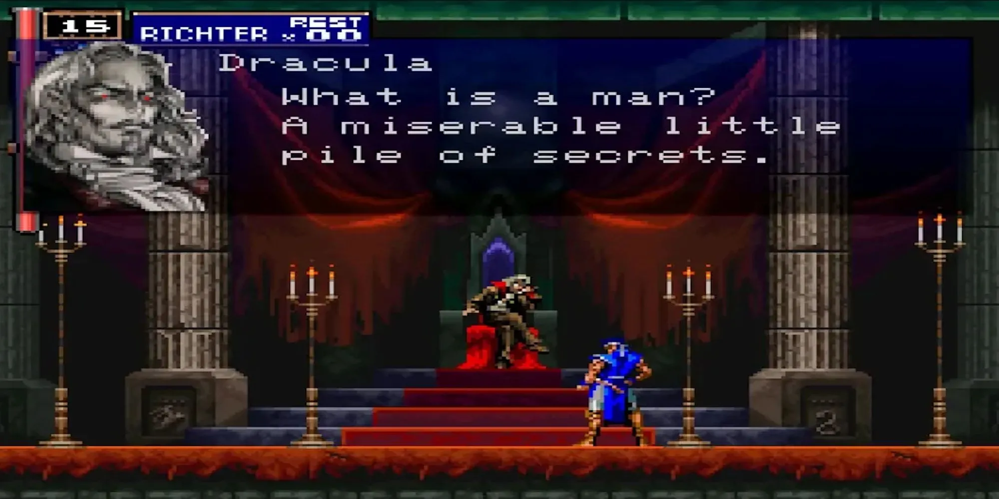 Alucard trong lâu đài của Castlevania: Symphony of the Night