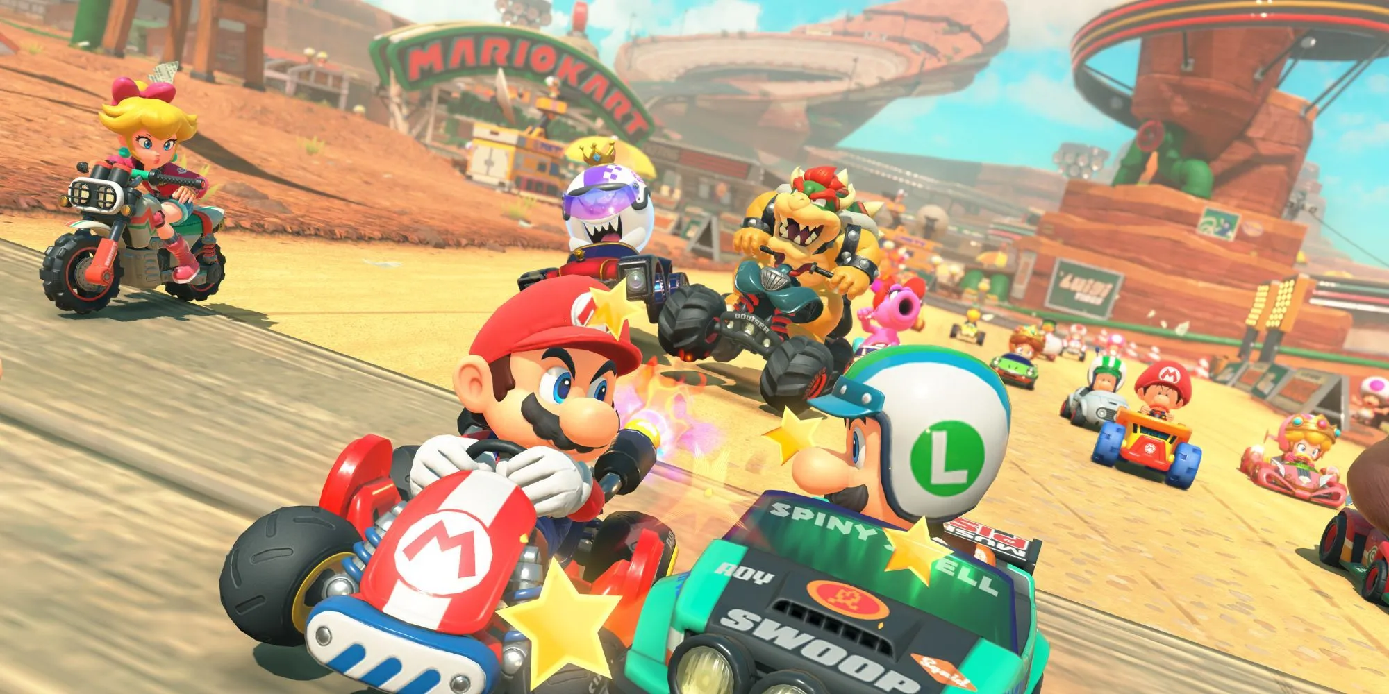 Ảnh quảng bá Mario Kart World làm nổi bật vấn đề giá bán