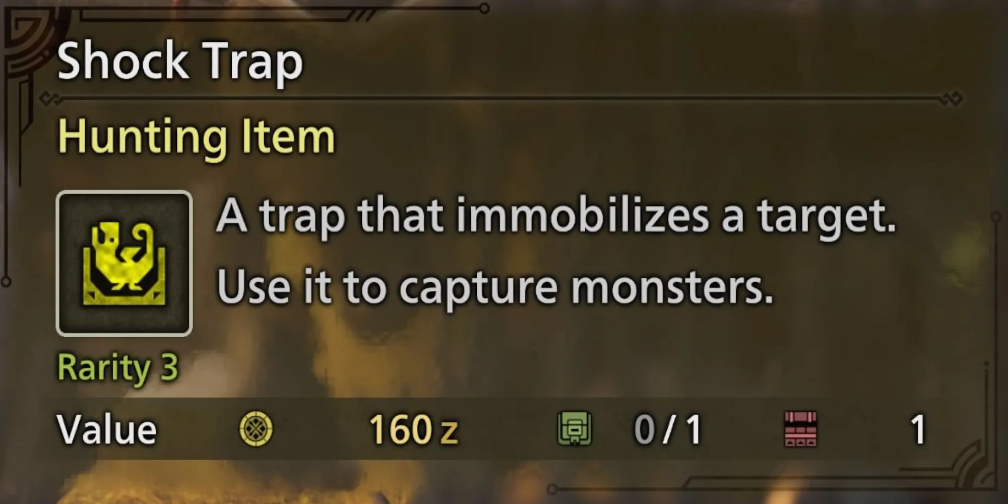 Bẫy sốc (Shock Trap) công cụ vô hiệu hóa quái vật trong Monster Hunter Wilds
