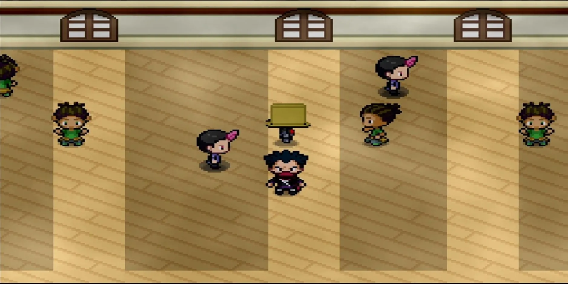 Bên trong Nhà thi đấu Fuchsia trước trận chiến với Thủ lĩnh Koga trong Pokemon Infinite Fusion