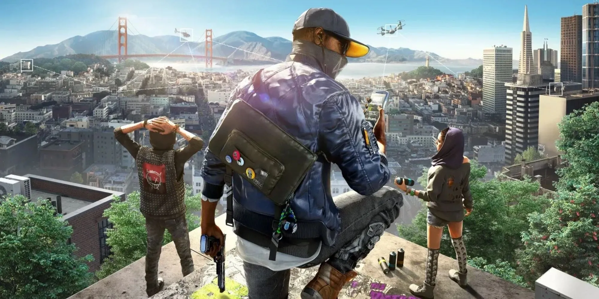 Bìa game Watch Dogs 2 chính thức với nhân vật Marcus Holloway nổi bật