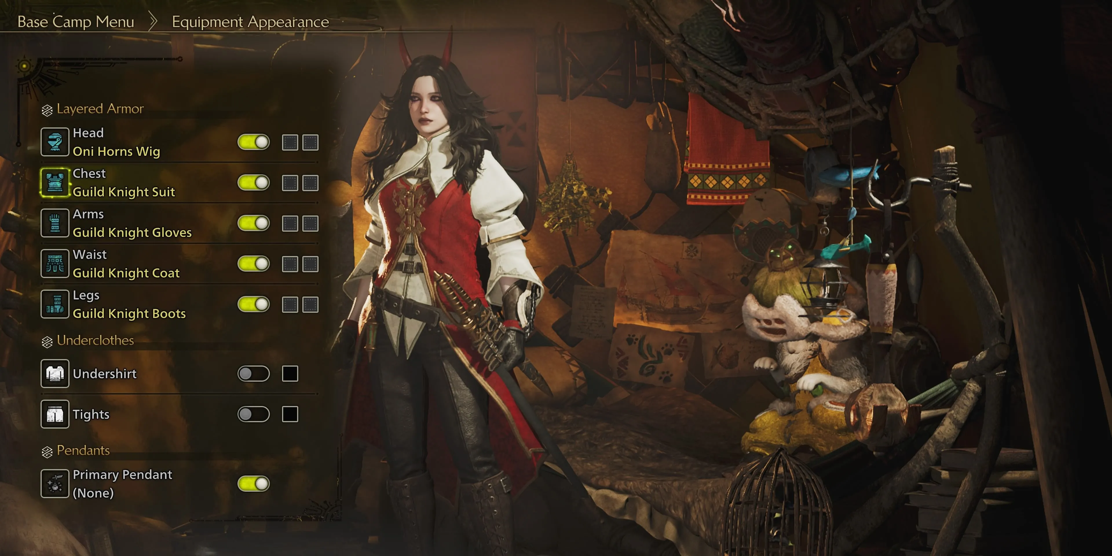 Bộ giáp nhiều lớp Kỵ Sĩ Bang Hội trong Monster Hunter Wilds dành cho người đặt trước