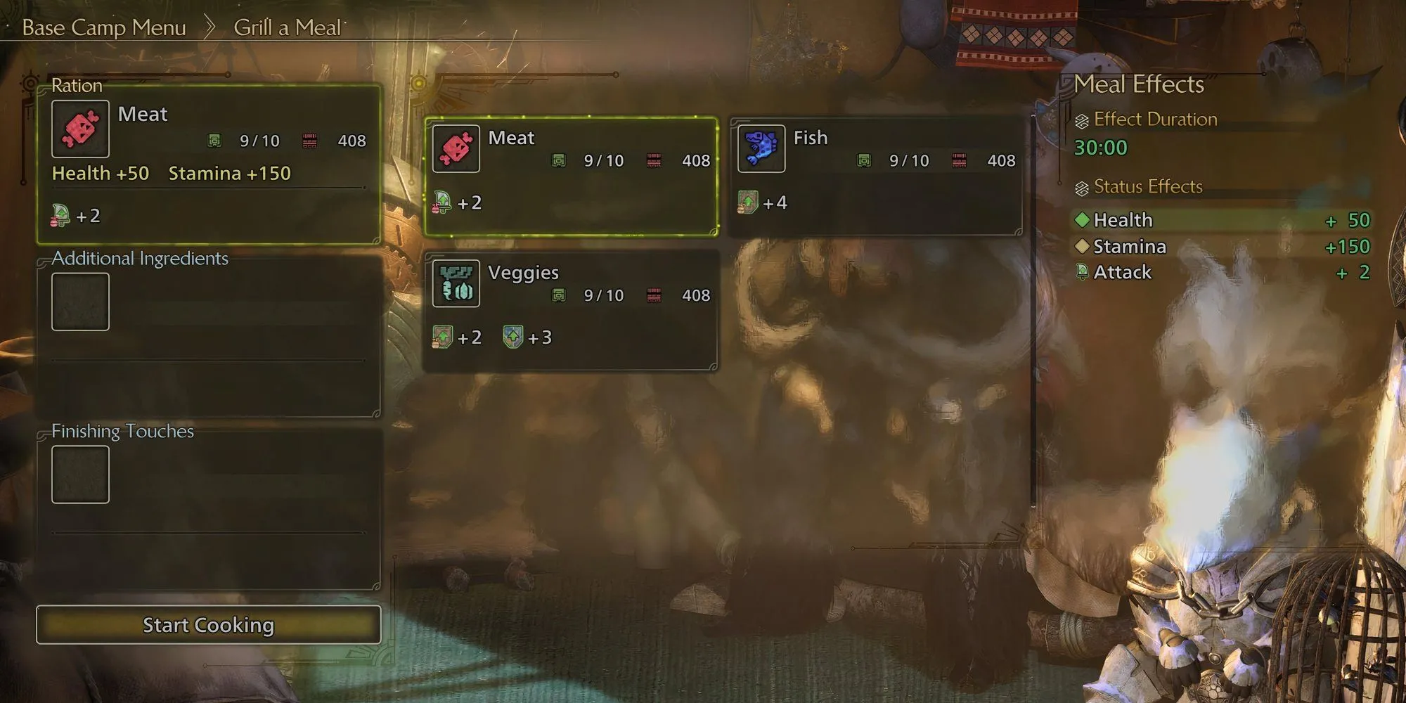 Các loại Khẩu Phần (Rations) cơ bản trong Monster Hunter Wilds