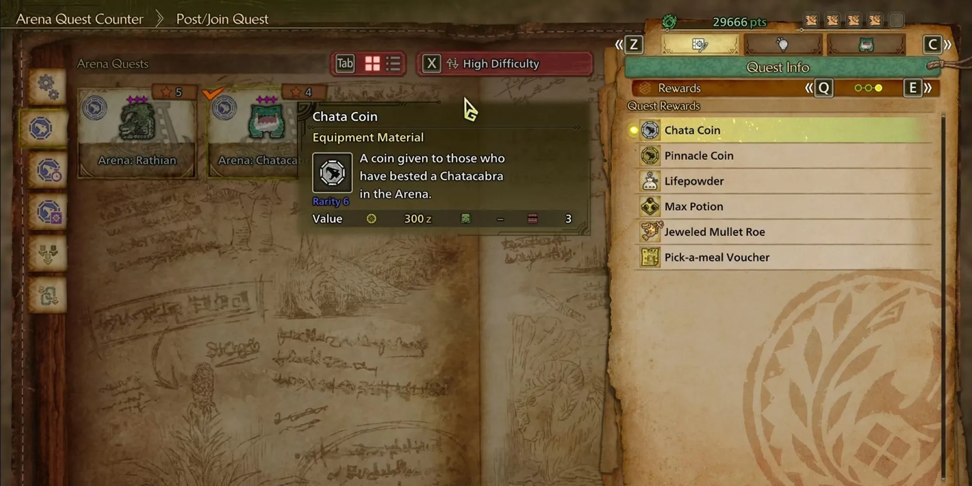 Các loại Xu phần thưởng từ Nhiệm Vụ Đấu Trường trong Monster Hunter Wilds