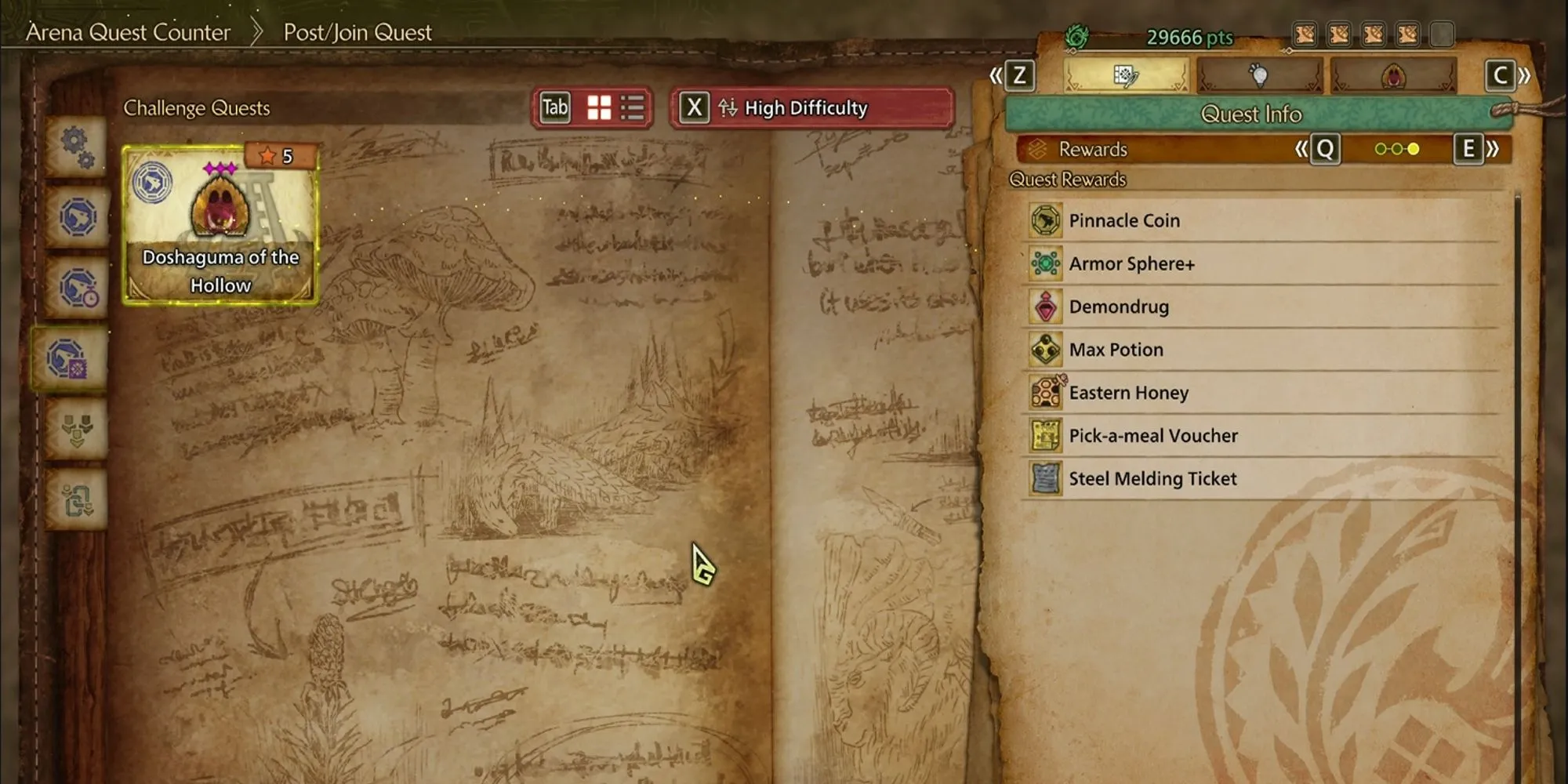 Các loại Xu và vật phẩm thưởng từ Nhiệm Vụ Thử Thách trong Monster Hunter Wilds