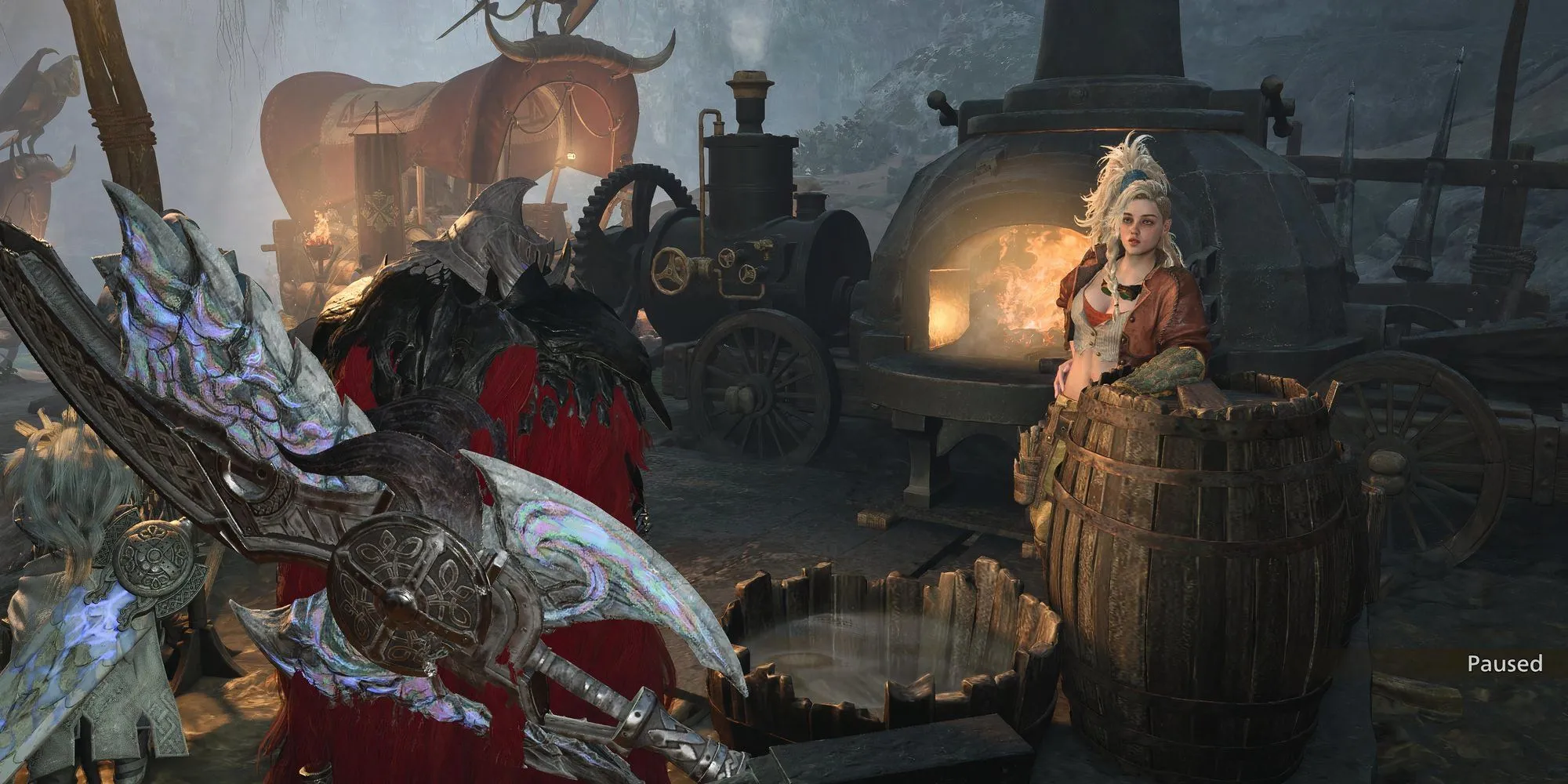 Cận cảnh cây vũ khí đa dạng tại Smithy trong Monster Hunter Wilds