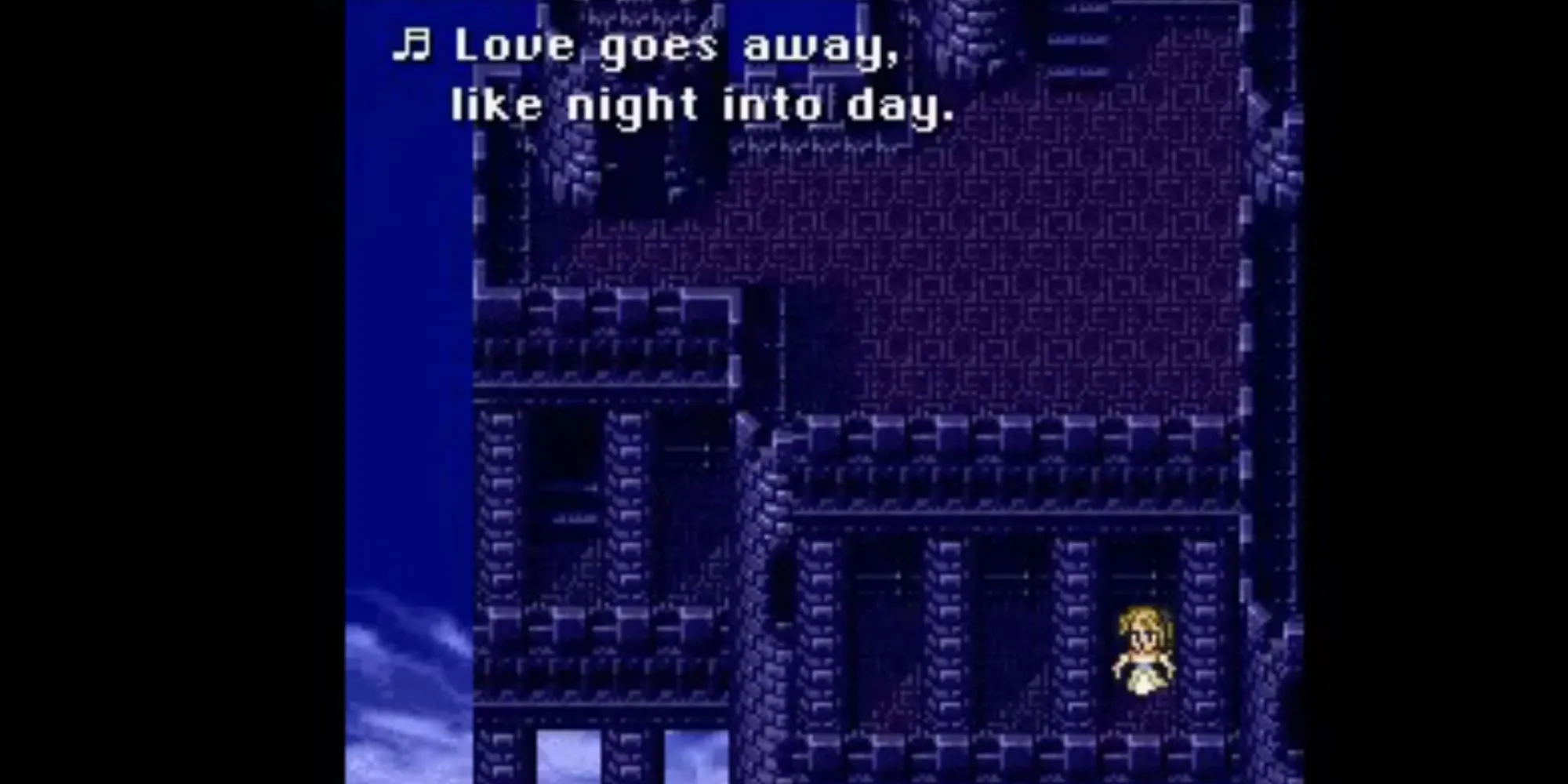 Cảnh opera kinh điển trong Final Fantasy VI với nhân vật Celes Chere