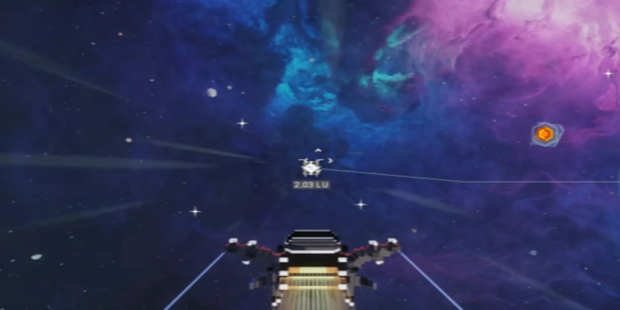Cảnh quan vũ trụ tuyệt đẹp trong Cubic Odyssey