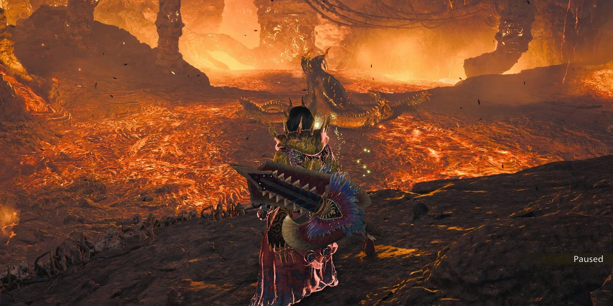 Chiến đấu với Nu Udra trong Monster Hunter Wilds sử dụng chiến thuật điểm yếu