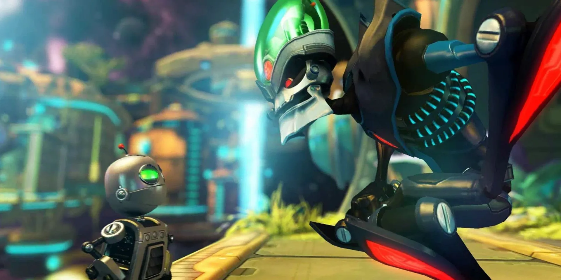 Clank dũng cảm đối đầu Dr. Nefarious trong Ratchet &amp; Clank Future: A Crack in Time