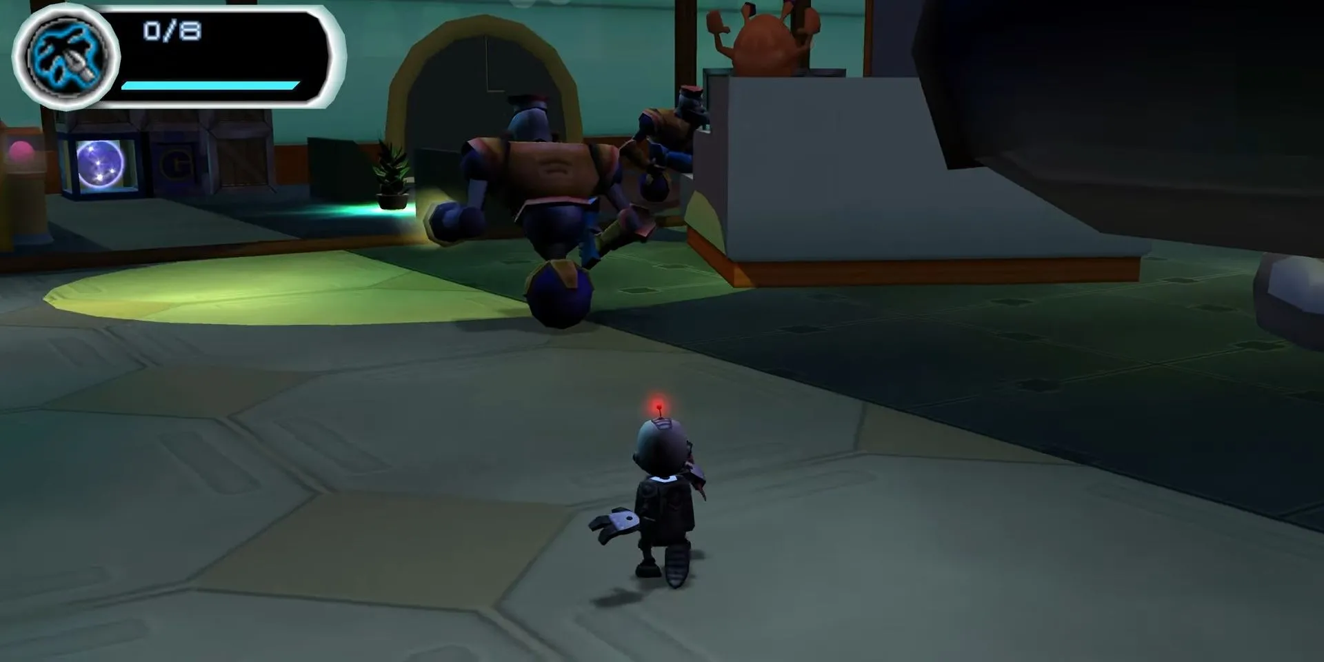 Clank hành động bí mật trong game Secret Agent Clank trên PSP