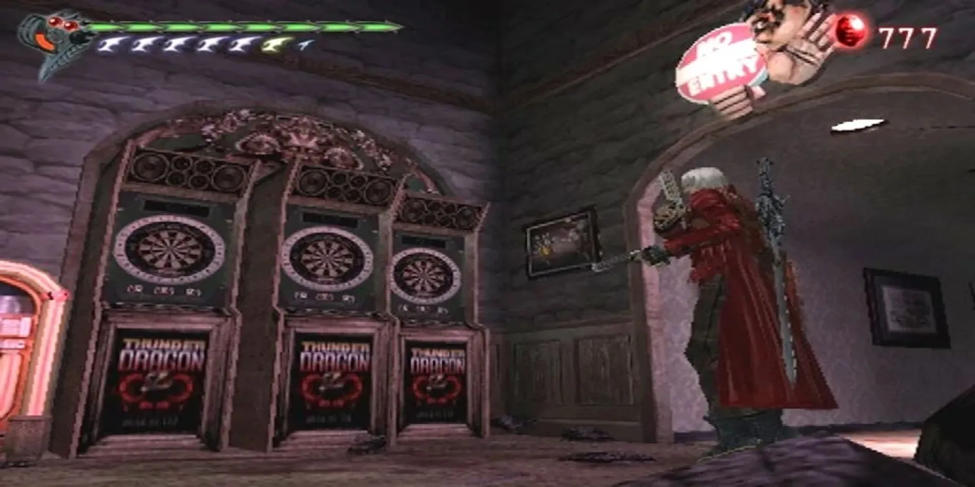 Dante trong Devil May Cry 3 với thanh kiếm Rebellion và phong cách chiến đấu đặc trưng