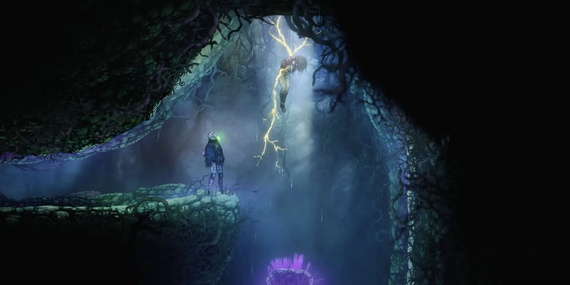 Deadsuit khám phá bí ẩn trên mặt trăng Lorian trong game Souls-lite Ghost Song
