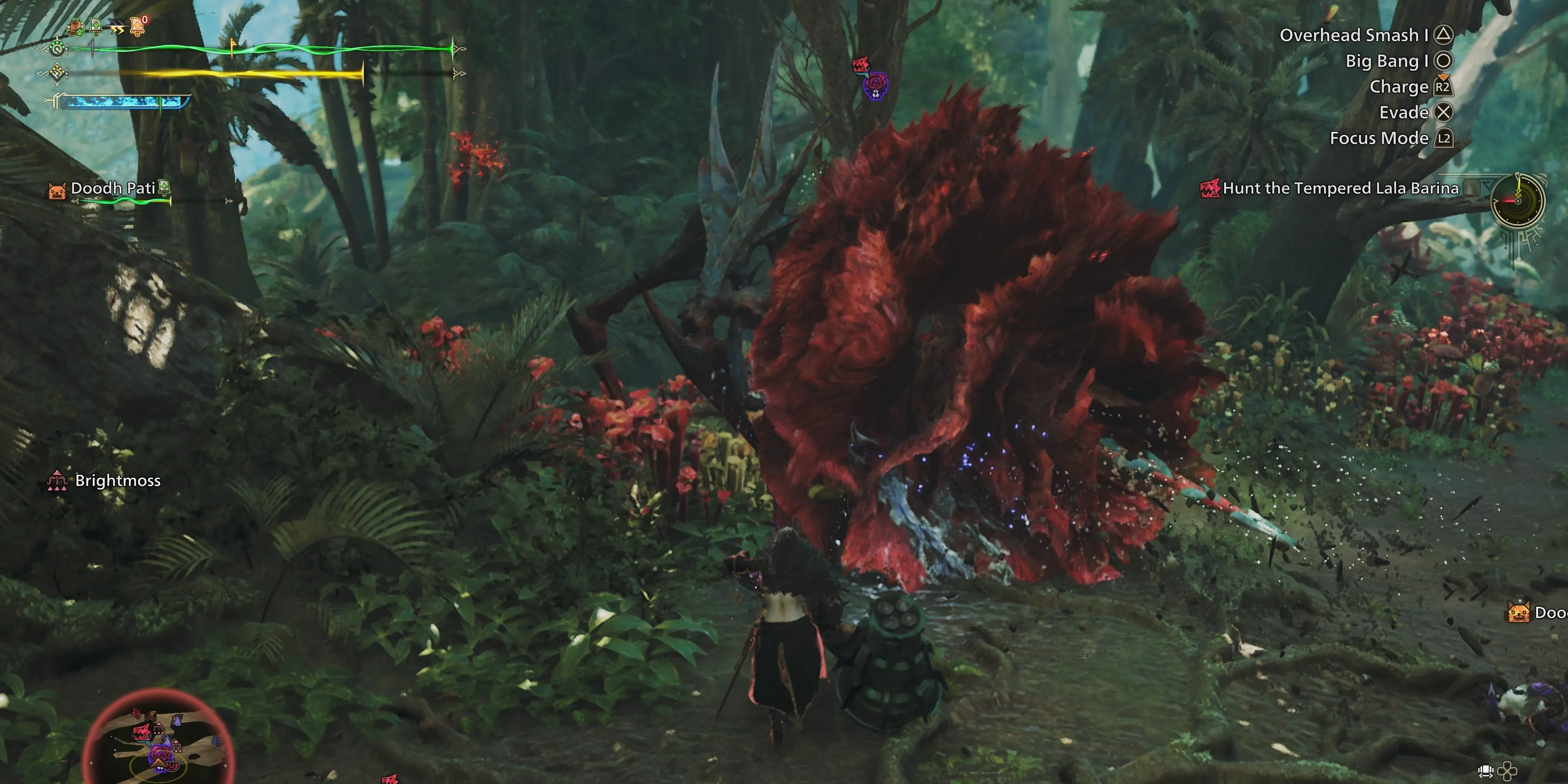 Đòn tấn công Stinger nguy hiểm của Lala Barina trong Monster Hunter Wilds