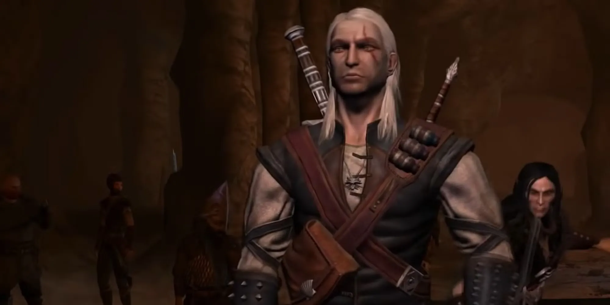 Geralt trong The Witcher phiên bản gốc năm 2007