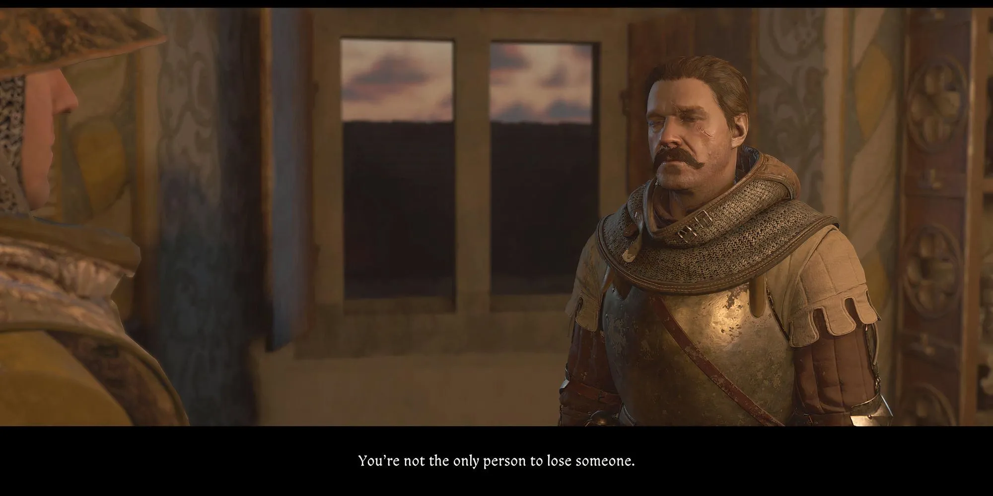 Henry nói lời từ biệt với Katherine trong Kingdom Come Deliverance 2