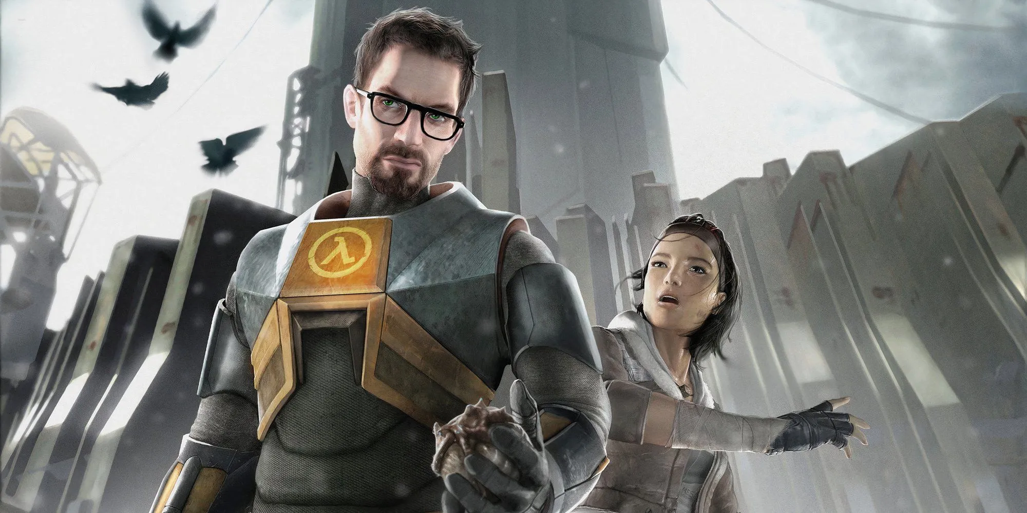 Hình ảnh chính của Half-Life 2, một tượng đài game FPS