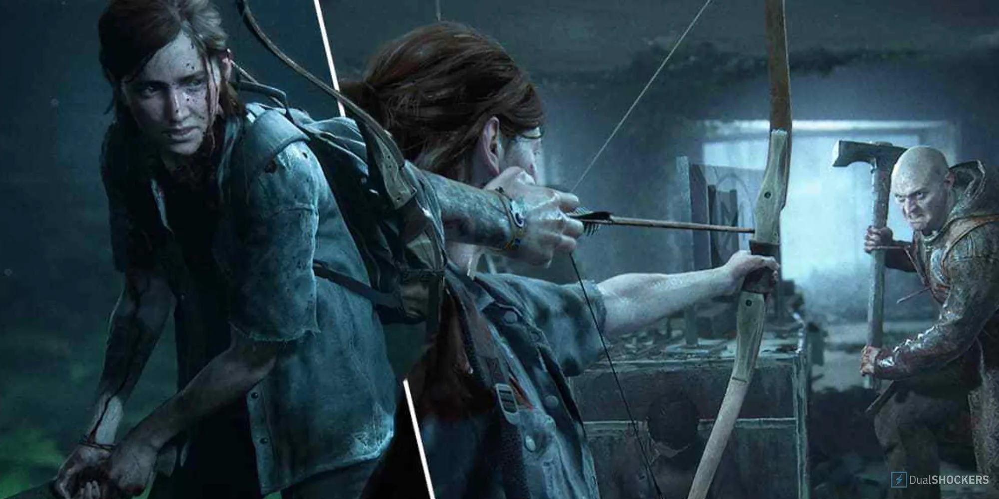 Hình ảnh Ellie và Abby đối đầu trong The Last of Us Part 2 Remastered
