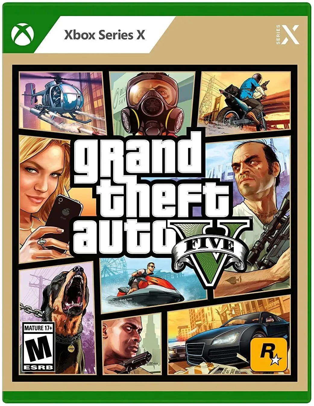 GTA V Trở Lại Game Pass Cùng Bản PC Nâng Cấp Đáng Mong Chờ 1 Hình ảnh Grand Theft Auto V trên máy chơi game Xbox Series X, minh họa cho việc game quay trở lại Game Pass