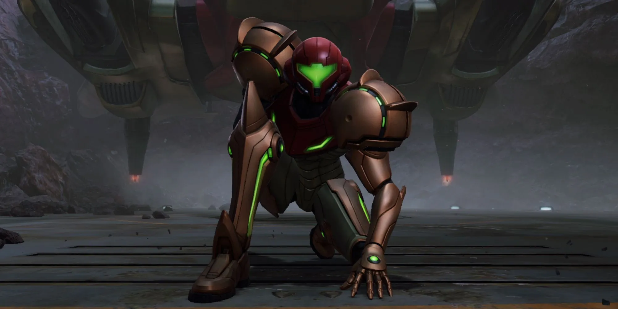 Hình ảnh logo Metroid Prime 4 đang được phát triển bởi Retro Studios, gợi nhắc đến các dự án khác của studio