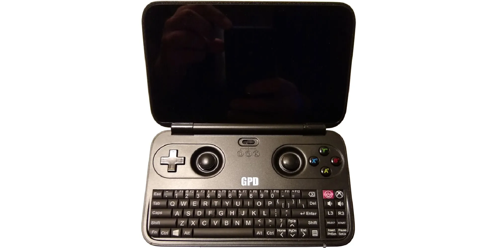 Hình ảnh máy GPD Win với bàn phím QWERTY tích hợp