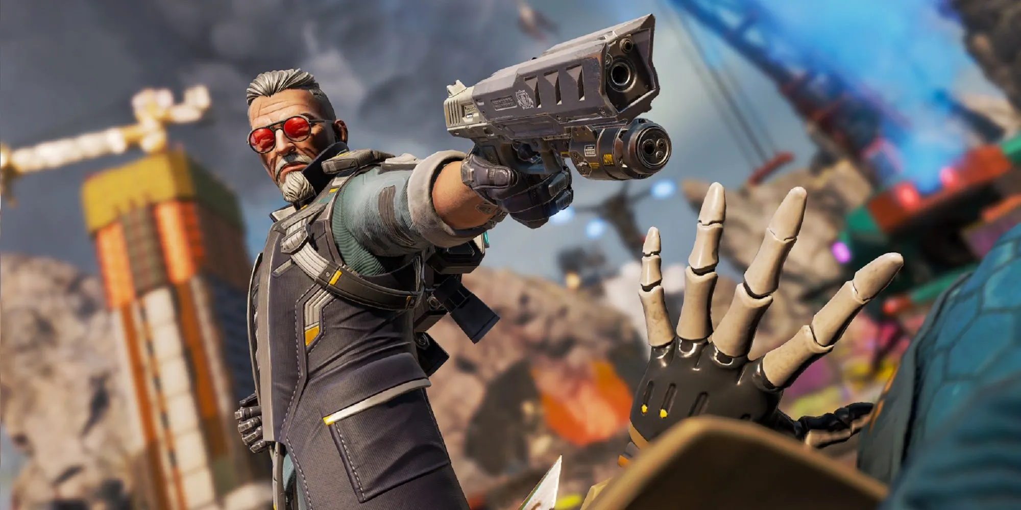 Hình ảnh tổng quan về game Apex Legends với các ghi chú cập nhật mùa giải