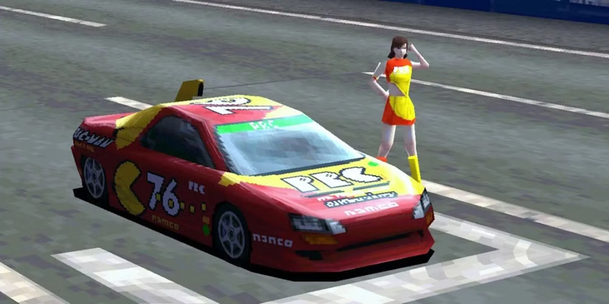 Hình ảnh trong game Ridge Racer Type 4 trên PS1