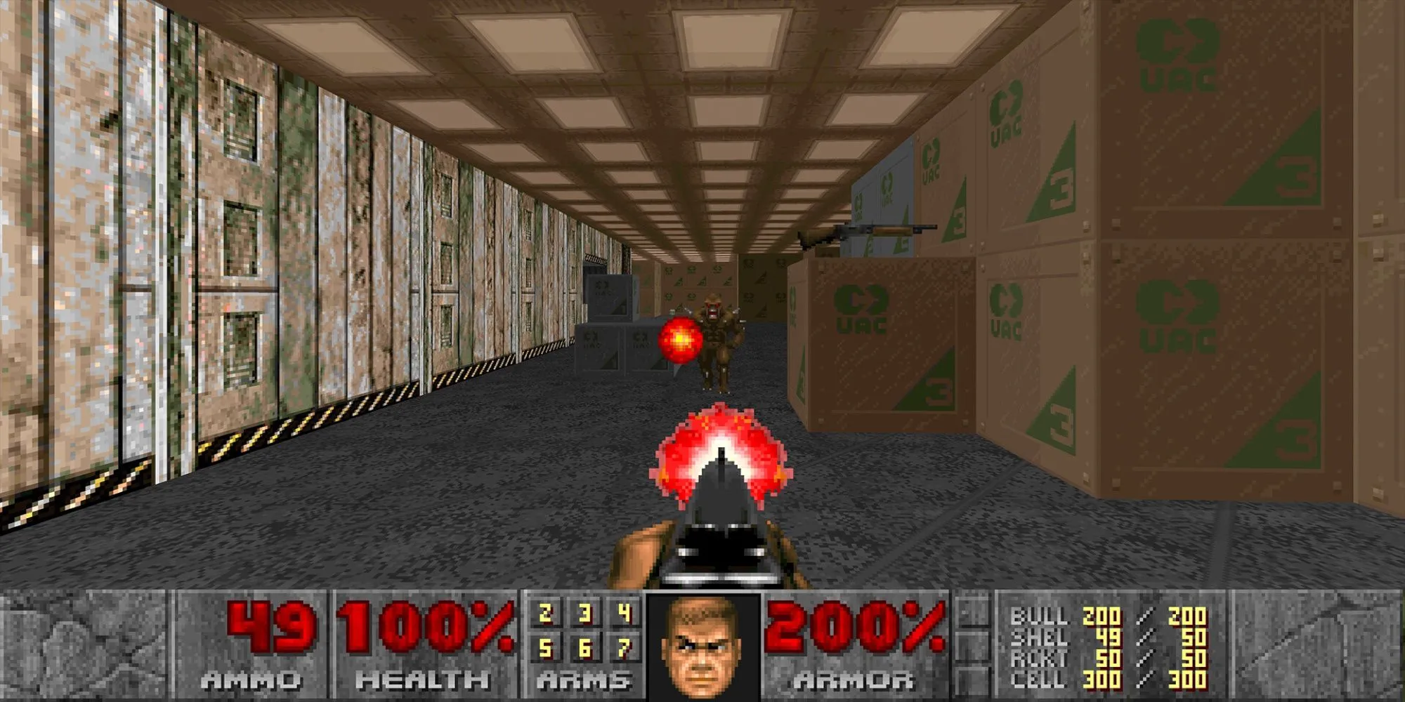 Hình ảnh từ phiên bản Doom gốc năm 1993 đầy tính biểu tượng
