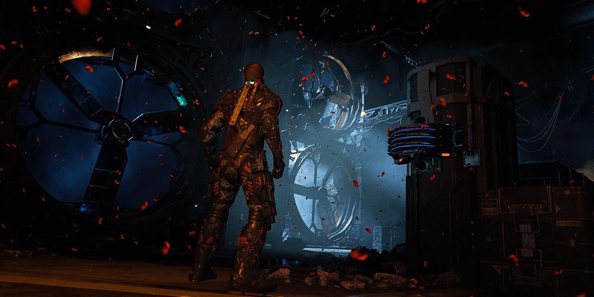 Top 10 Game Từng Siêu Khó Nay Đã Dễ Thở Hơn Nhờ Update 1 Jacob Lee trong The Callisto Protocol Final Transmission DLC đang ở trong một buồng thông gió