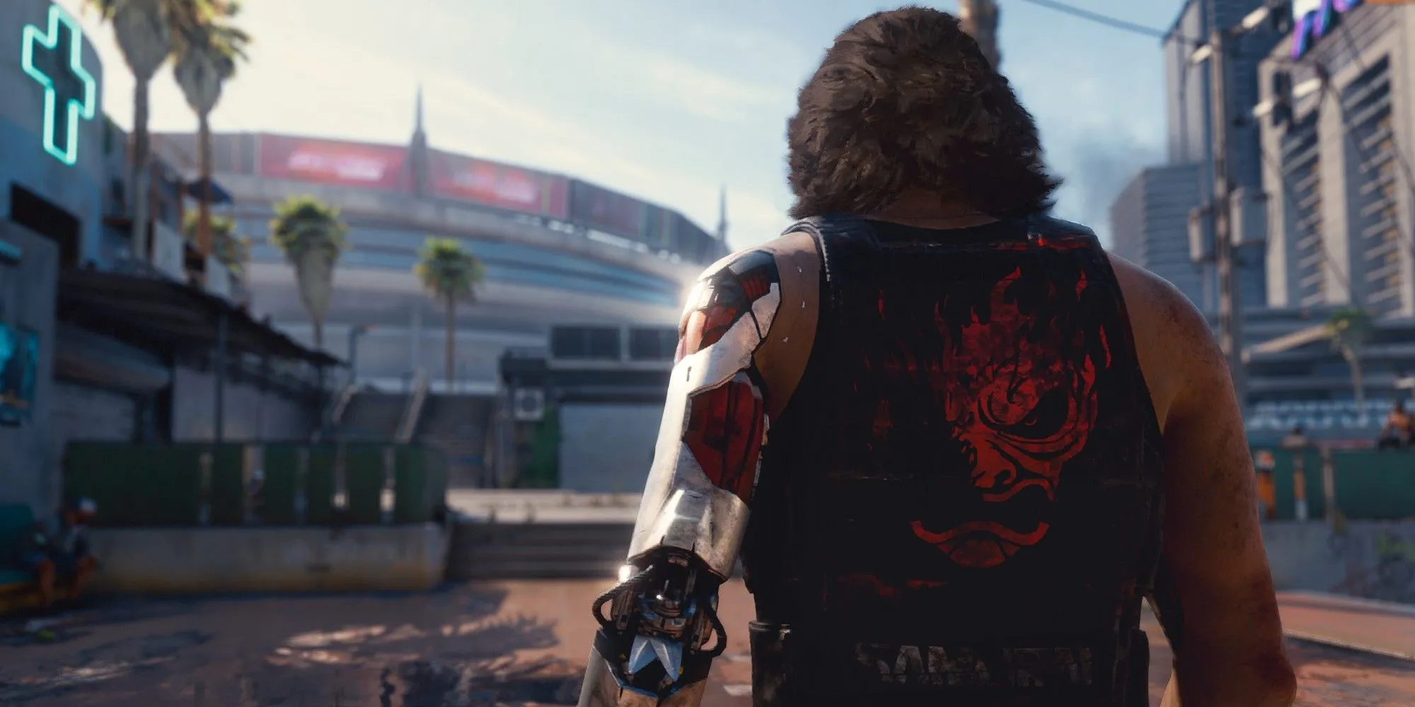 Johnny Silverhand từ Cyberpunk 2077, một sản phẩm của CD Projekt Red, hãng game mà đồng giám đốc tường thuật của Marvel's Wolverine đã chuyển sang làm việc