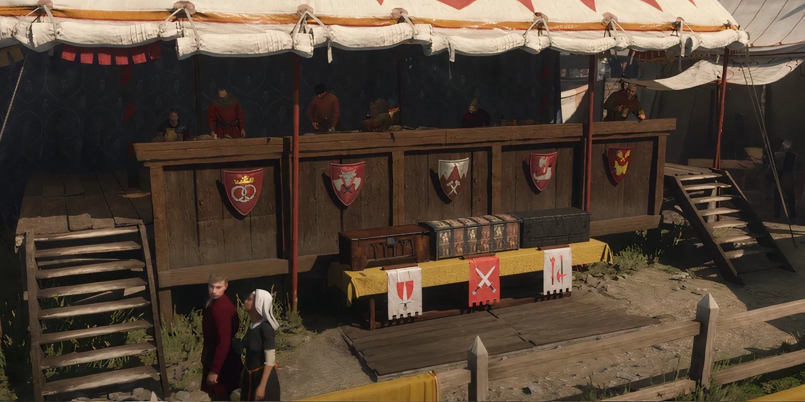 Khu vực giám khảo của Giải đấu Kuttenberg trong Kingdom Come Deliverance 2