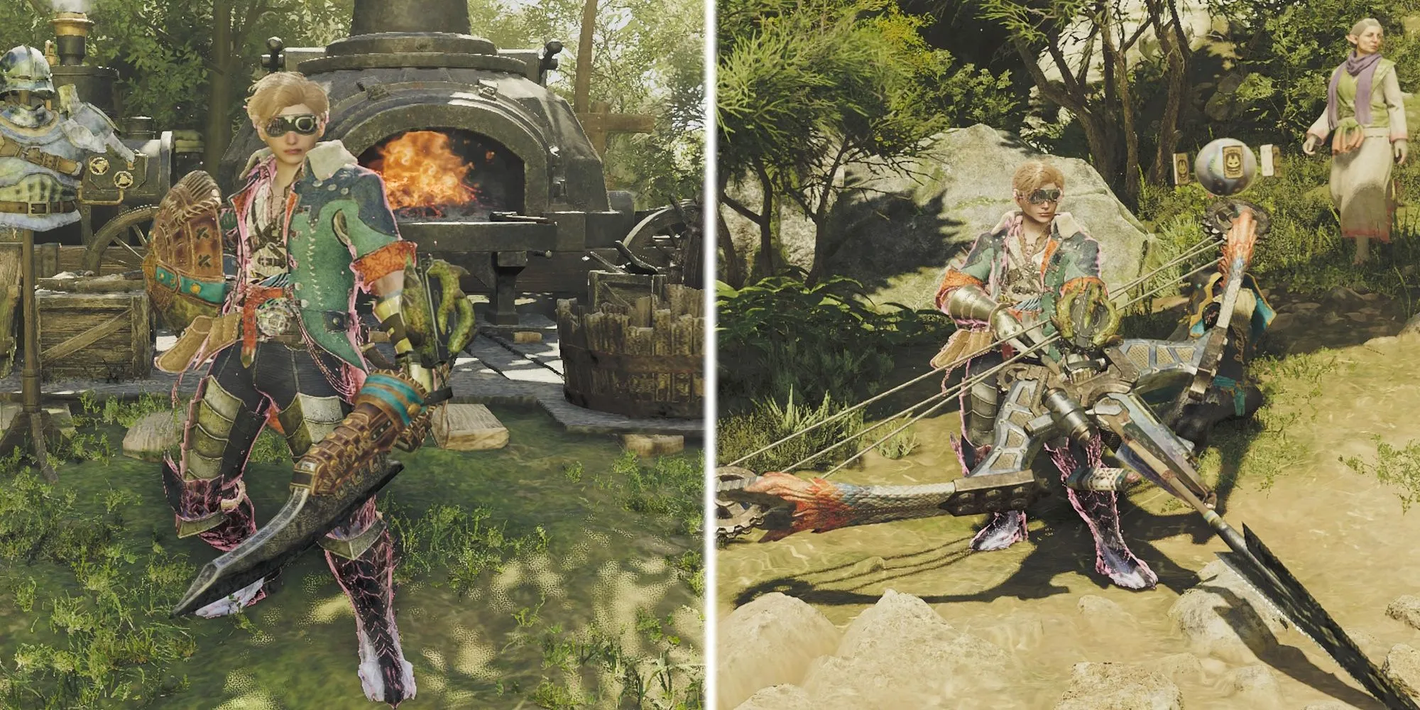 Kiếm Khiên và Cung là cặp vũ khí lý tưởng cho người mới chơi Monster Hunter Wilds