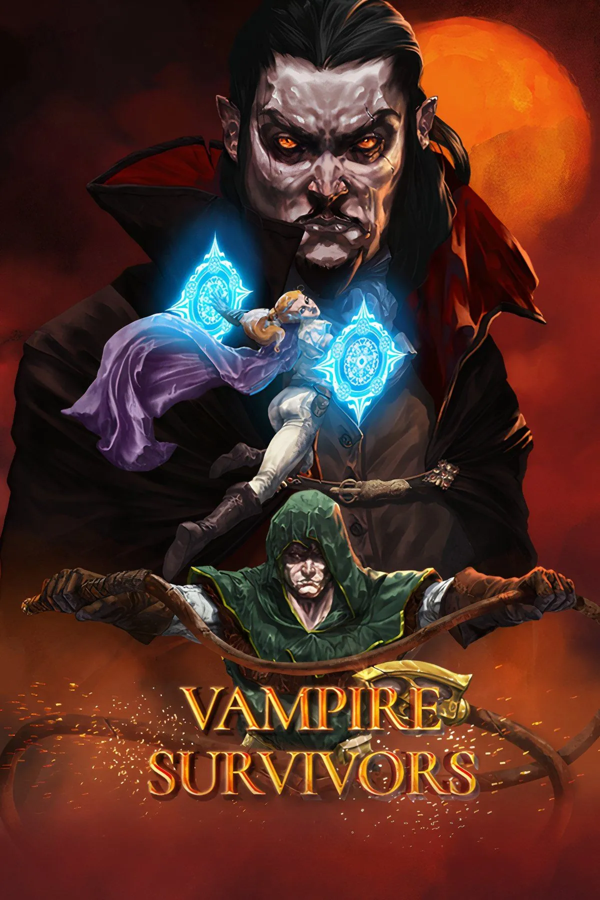 Logo chính thức của tựa game Vampire Survivors
